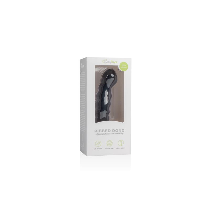 Silicone Dildo  - Black