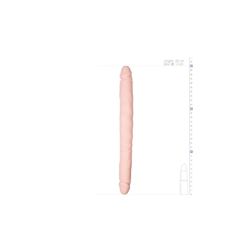 Realistic Double Ended Dildo - Skin Coloured