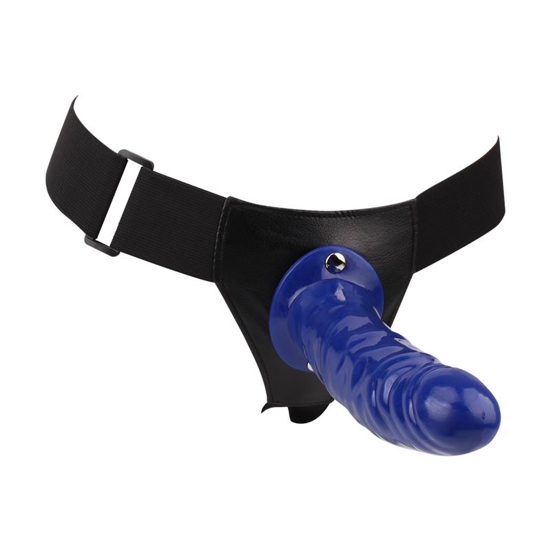 Strap-On Harness with Hollow Dildo Penis Extender 7.5