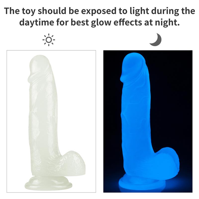 Dildo Lumino 7.5 Blue Light