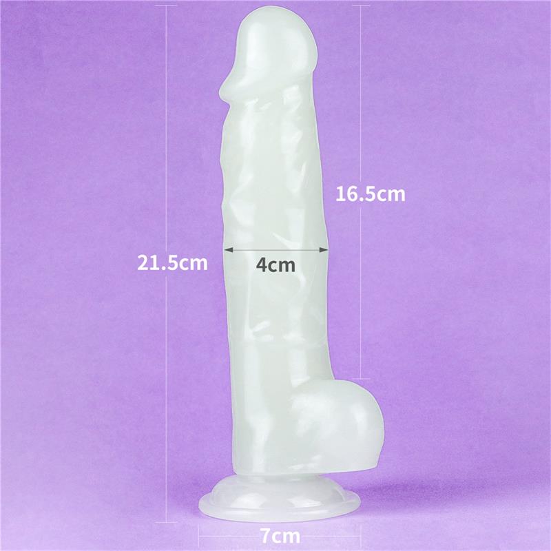 Dildo 8.5 Lumino Blue Light