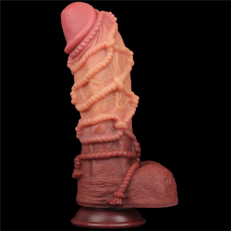 Dildo Dual Layer King Size Nature 10.5