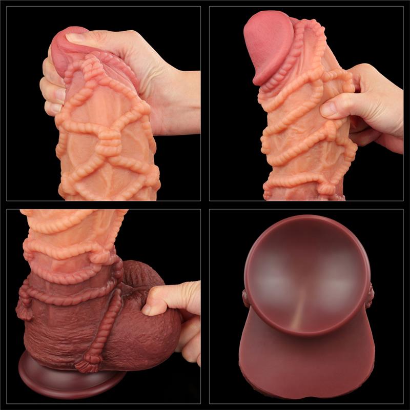 Dildo Dual Layer King Size Nature 10.5