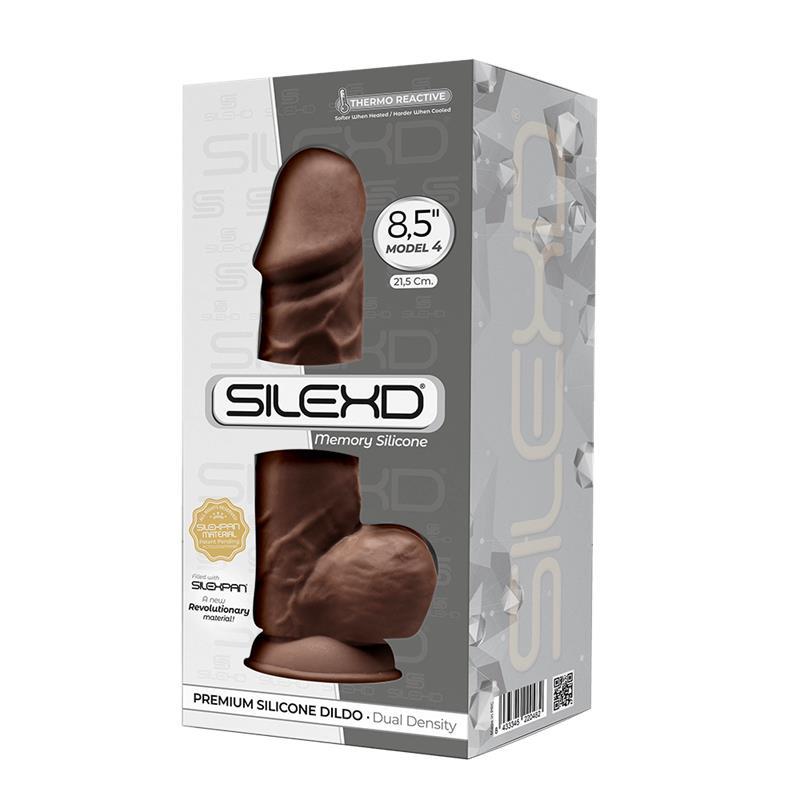 Dual Density Dildo Mod 4 - 8.5 Brown