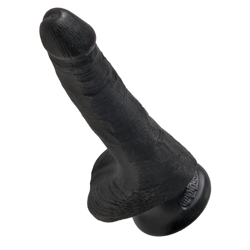 King Cock Cock with Balls 6 - Black