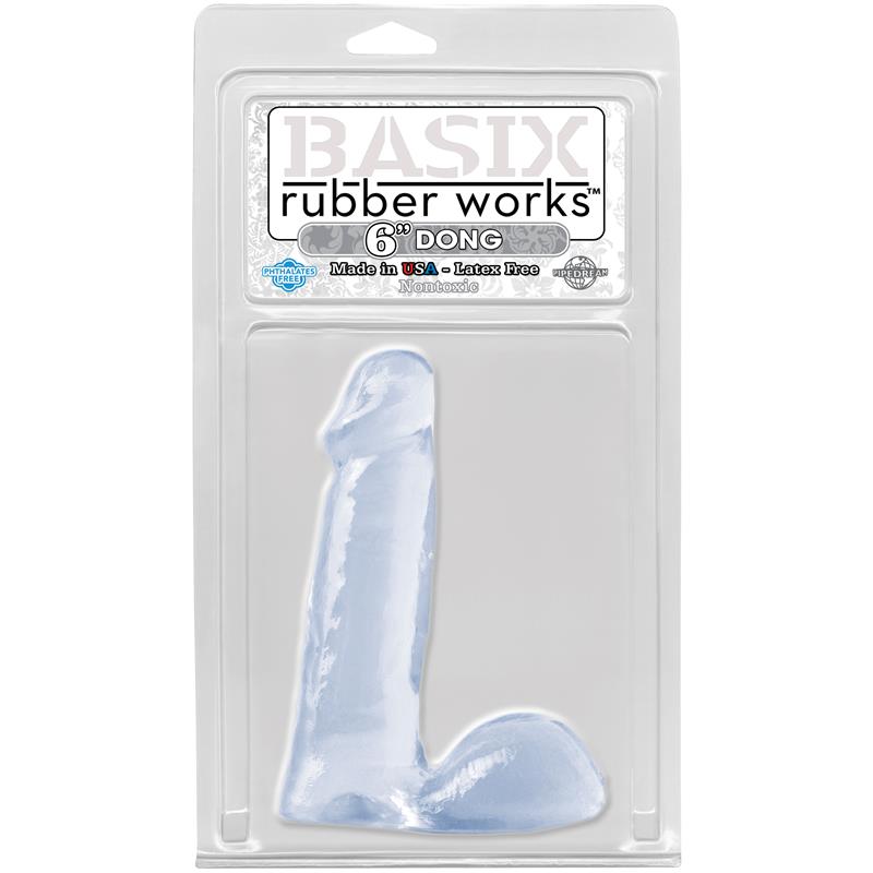 Basix Rubber Works 19,05 cm Dong Clear