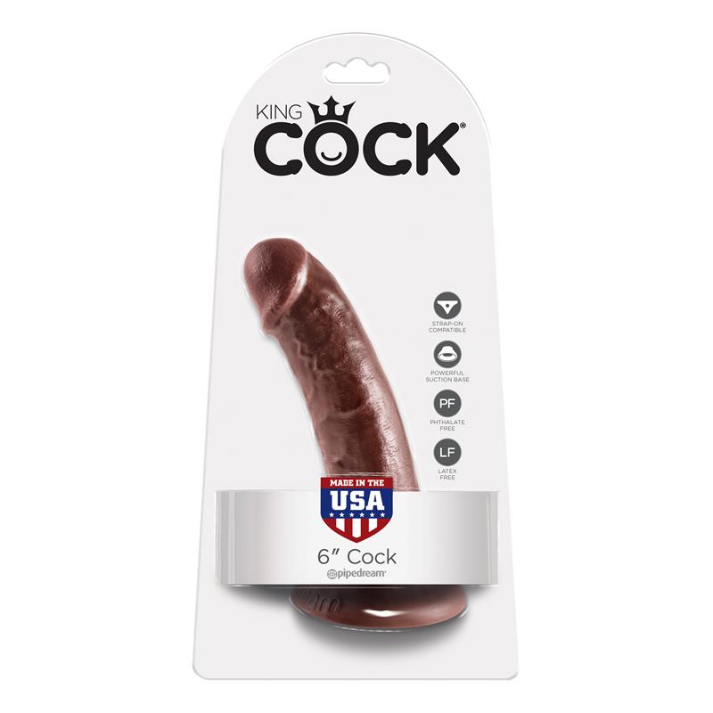 King Cock Dildo 6 - Brown