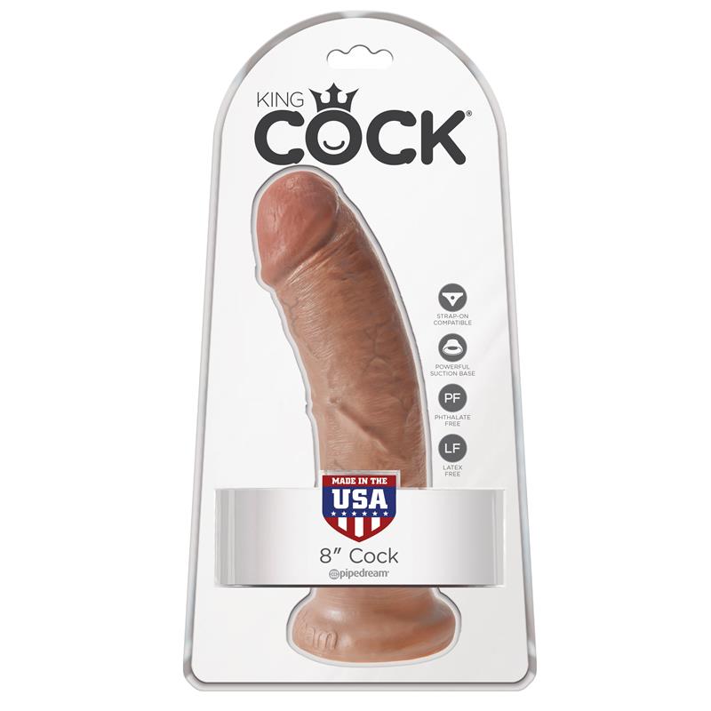 King Cock 8 Cock - Tan