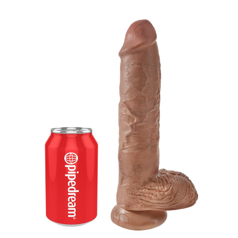 King Cock Cock with Balls 10 - Tan