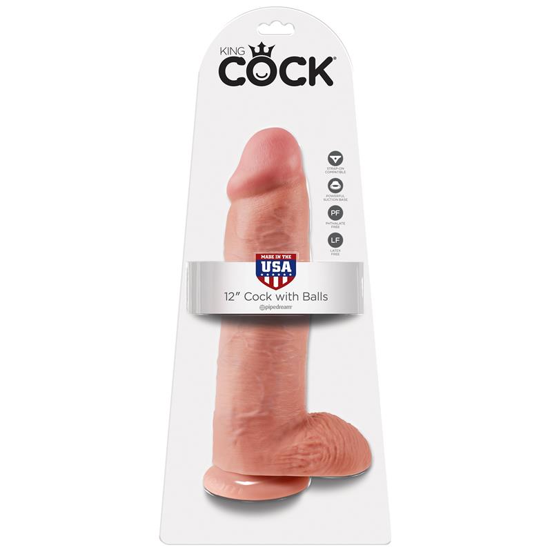 King Cock Cock with Balls 12 - Flesh