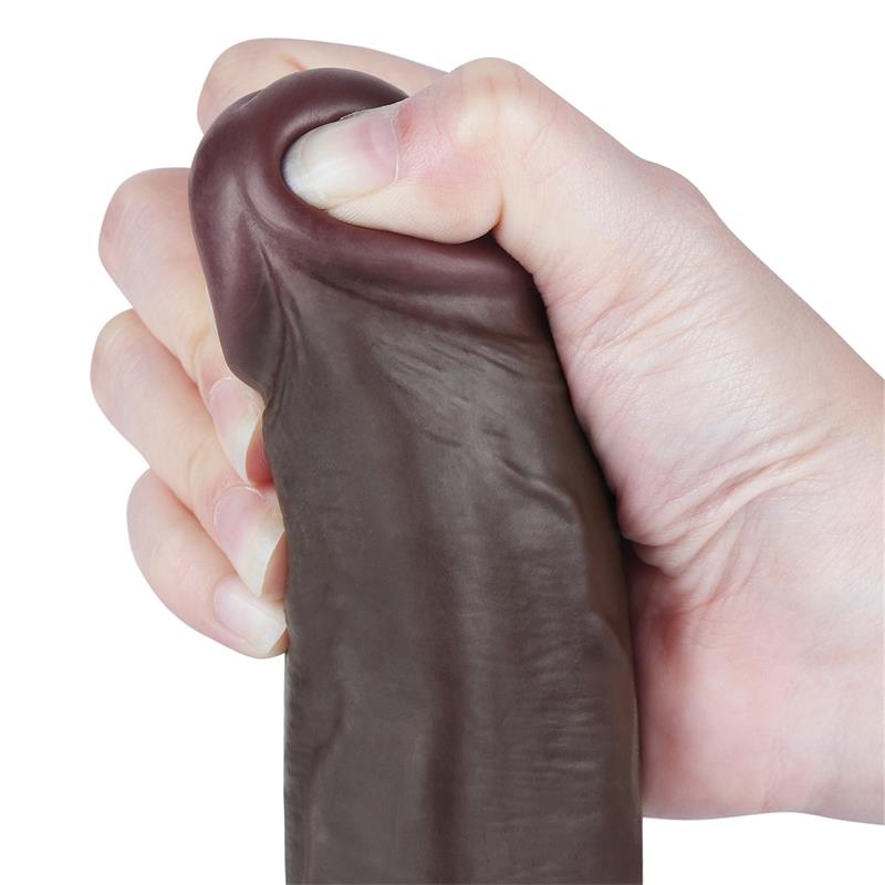 Sliding Skin Dual Layer Dildo 8.5