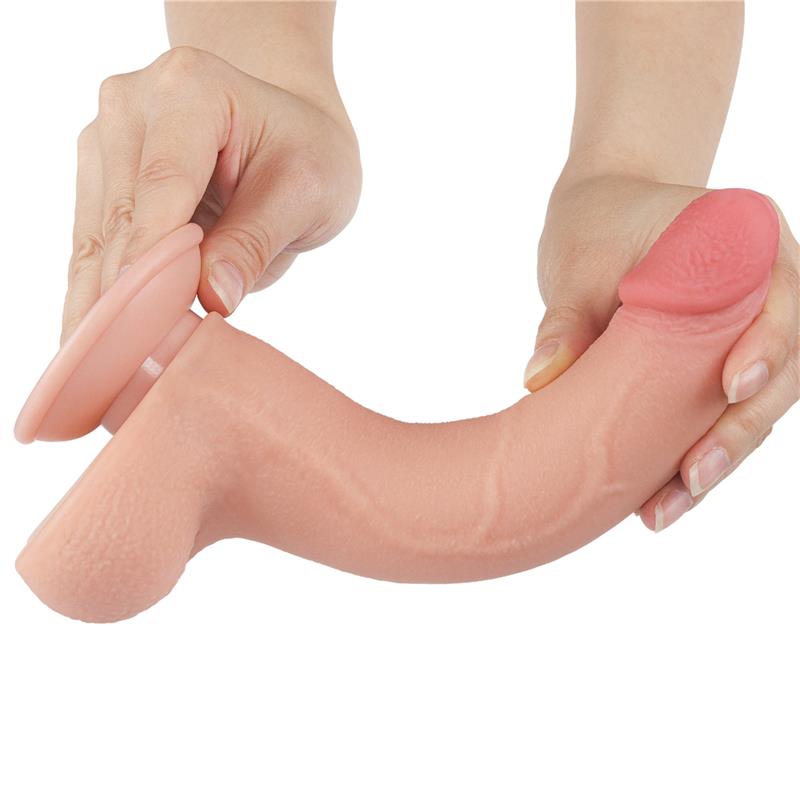 Sliding Skin Dual Layer Dildo 8.5