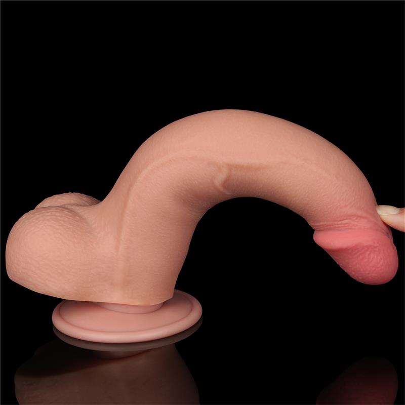 Sliding Skin Dual Layer Dildo 8.5