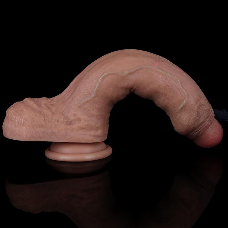 Dual Layer Silicone Dildo 8.5