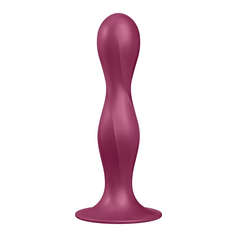 Double Ball-R Weighted Dildo Red