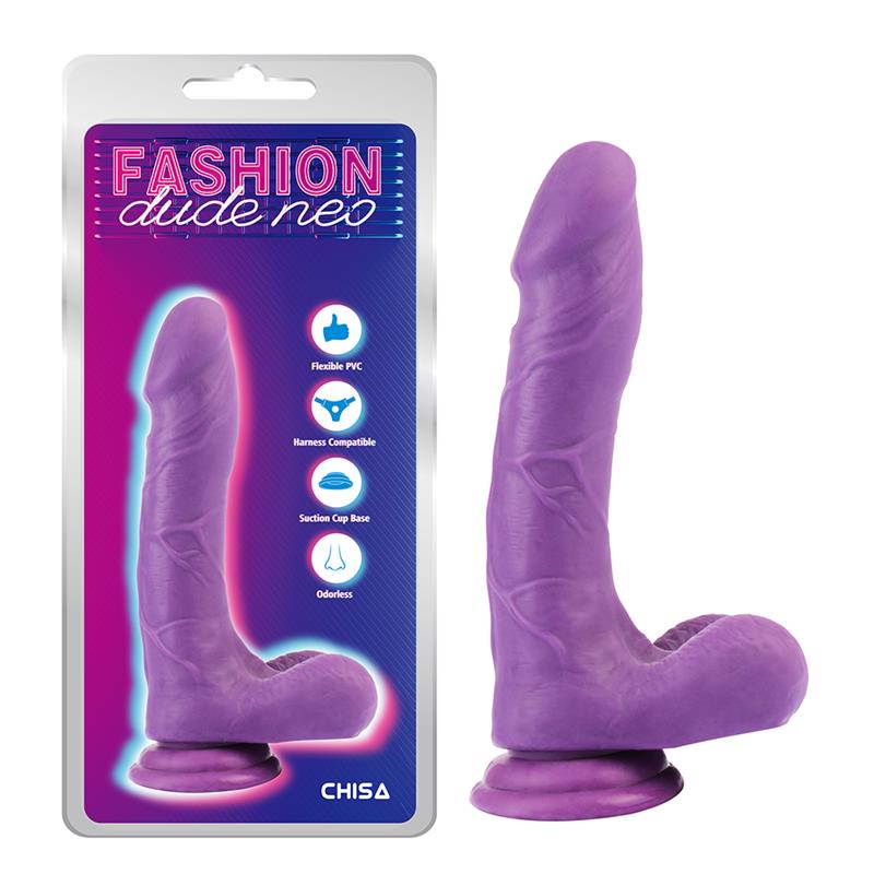 Dual Density Dildo Purple 8