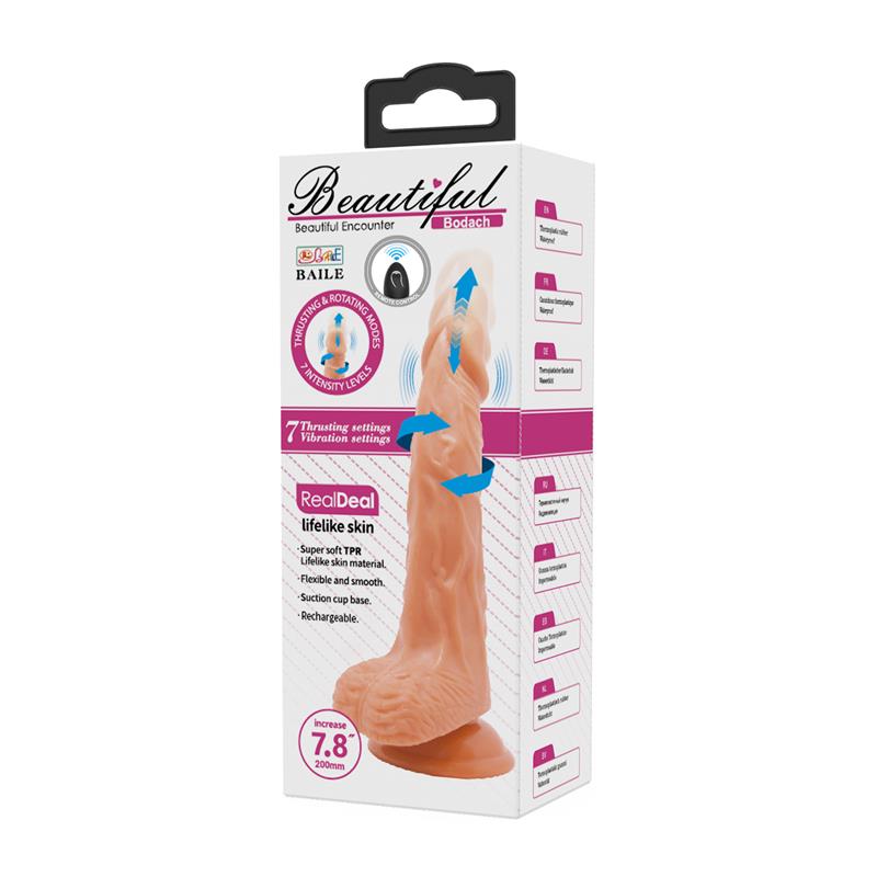 Bodach Thrusting, Rotating and Vibrating Dildo