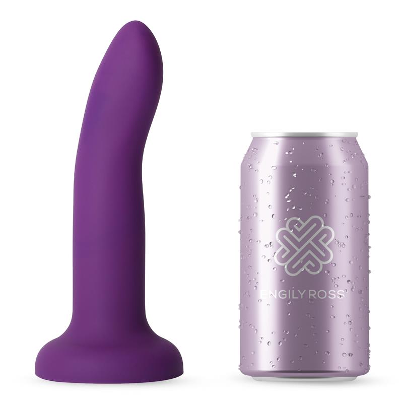 Color-Changing Dildo Purple to Pink Size M 17 cm