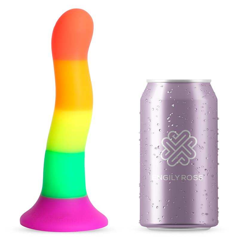 Dildo Rainbow Color 18 cm