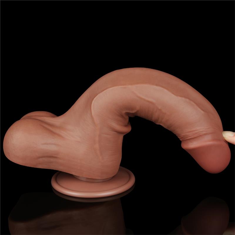 Dildo Sliding Skin 8.5 Brown