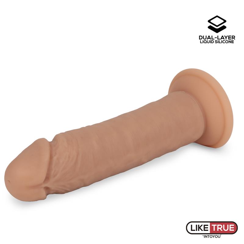 Dual Layer Dildo 8.5 Flesh