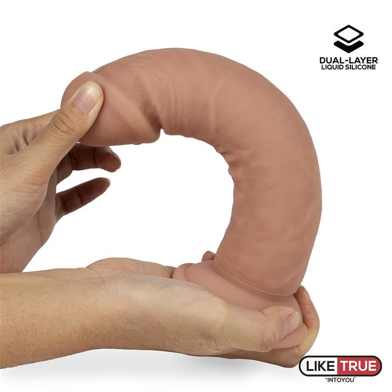 Dual Layer Dildo 8.5 Flesh