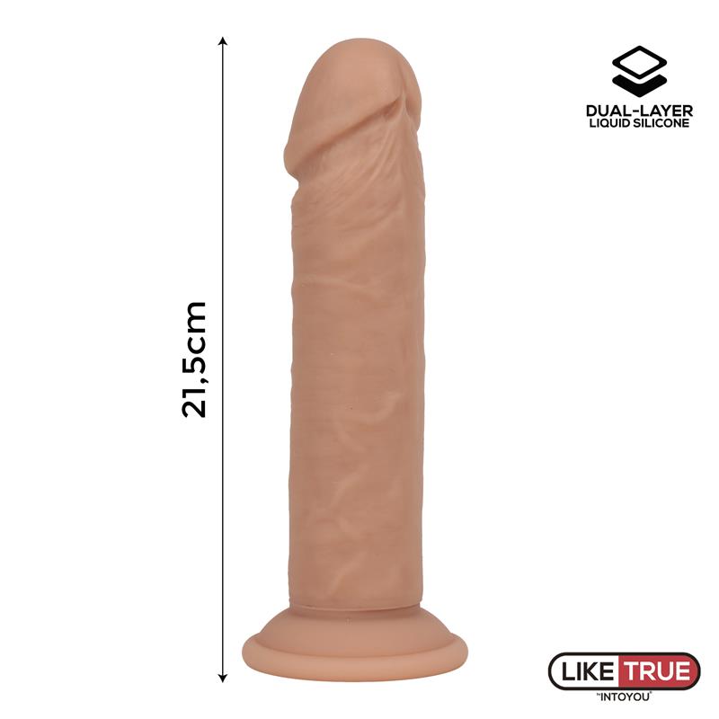 Dual Layer Dildo 8.5 Flesh