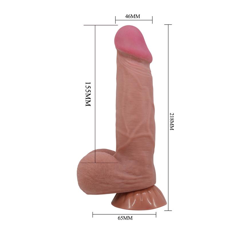 Sliding Skin Realistic Dildo 21.8 cm