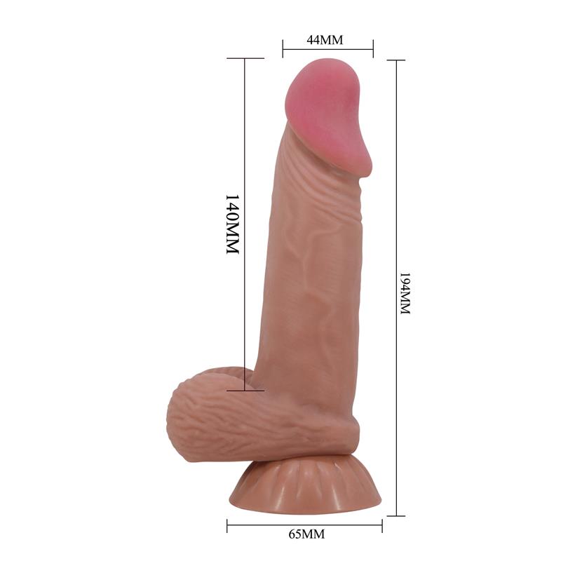 Sliding Skin Realistic Dildo 19.4 cm