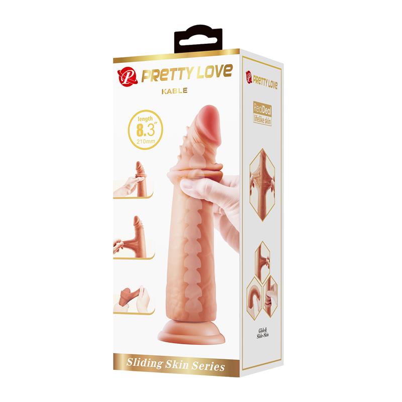 Kable Sliding Skin Realistic Dildo 8.3 - 21 cm