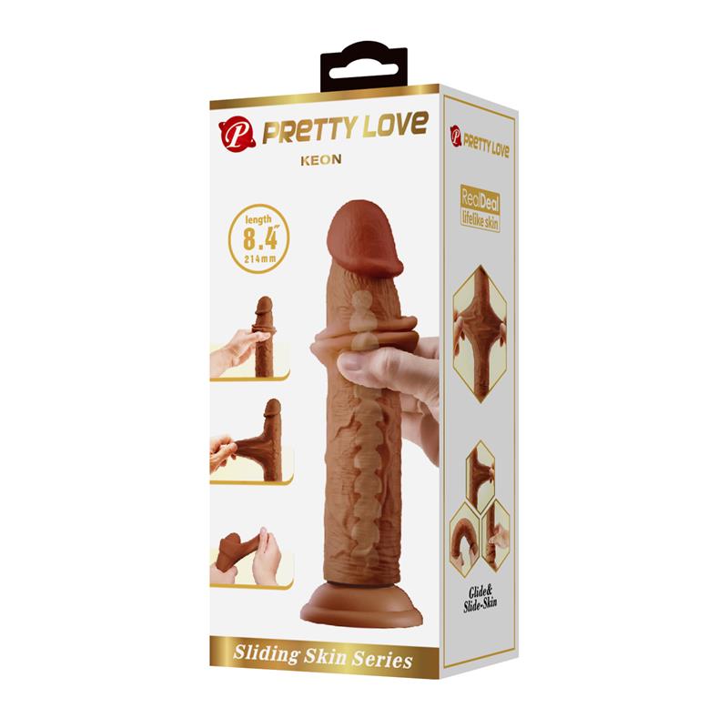 Sliding Skin Realistic Dildo 21.4 cm