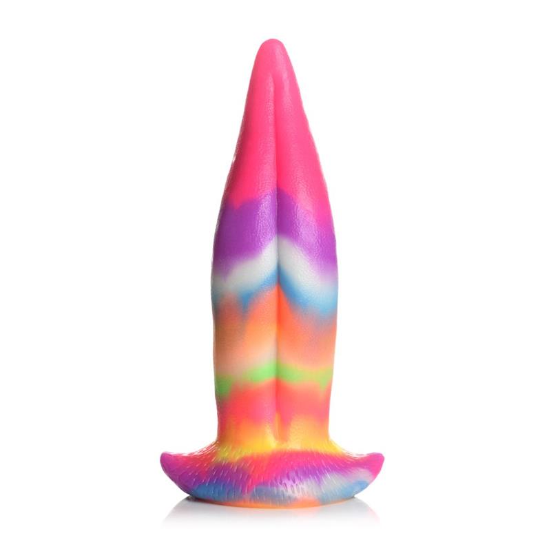 Glow-In-The-Dark Unicorn Tongue Dildo 8.4