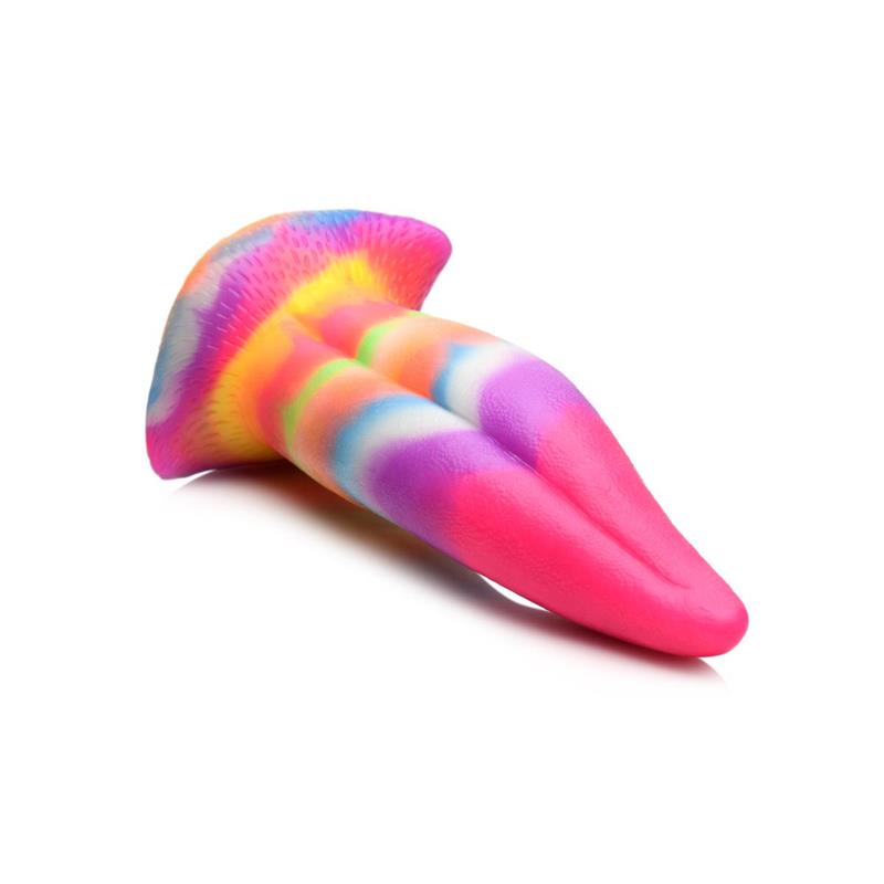 Glow-In-The-Dark Unicorn Tongue Dildo 8.4