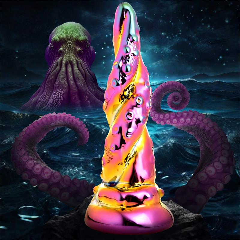 Enchanting Rainbow borosilicate Glass Dildo