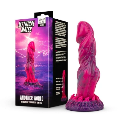 Another World Dildo Pink and Purple 22.4 cm - 8.8