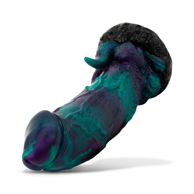 Dragonfly Dildo Purple and Green 22.6 cm - 8.9