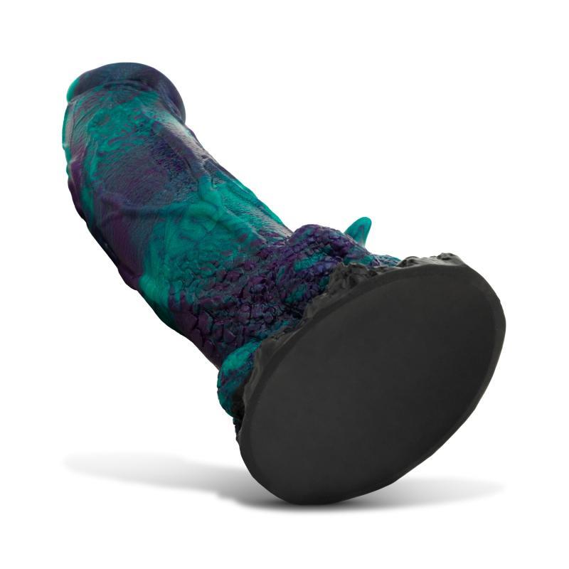 Dragonfly Dildo Purple and Green 22.6 cm - 8.9