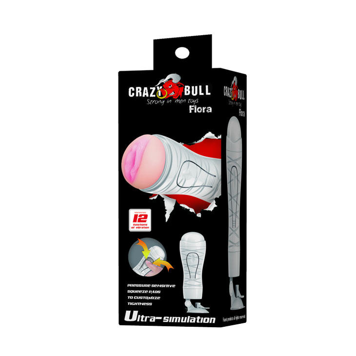 MASTURBÁTOR CRAZY BULL - FLORA
