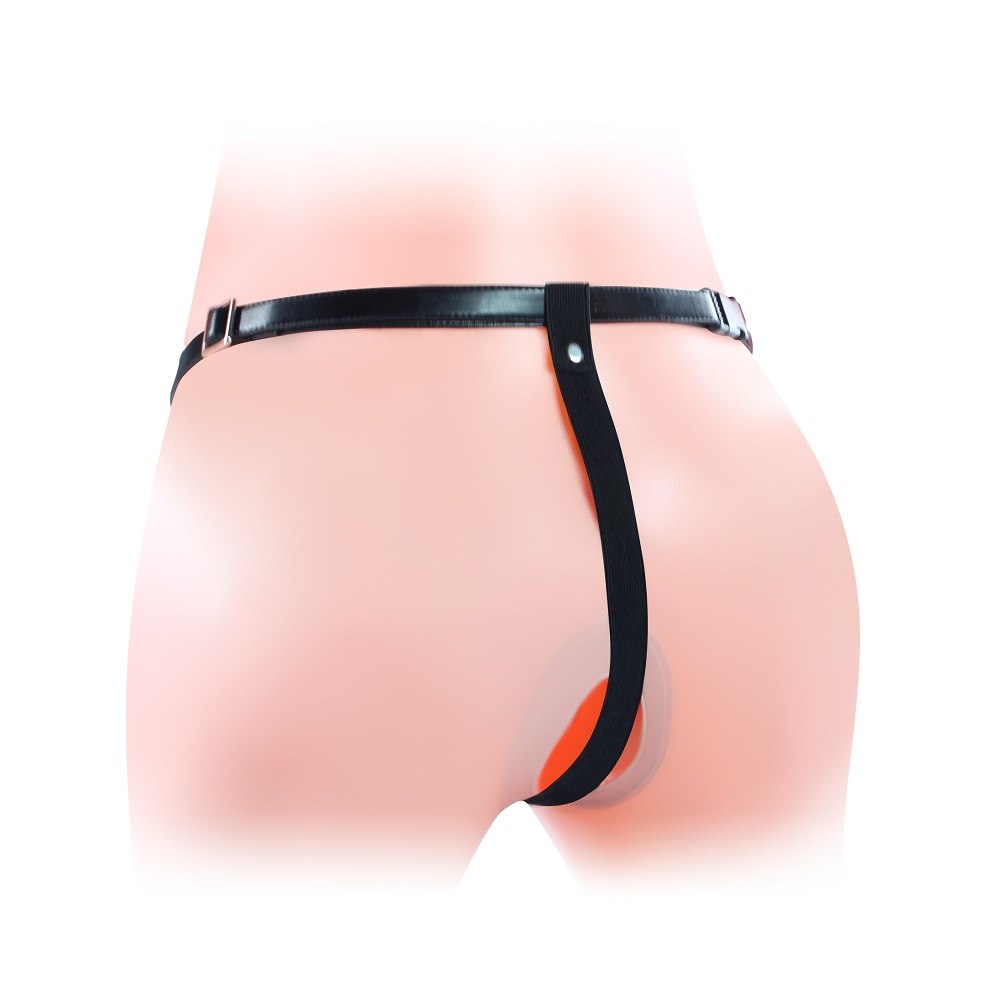 VIBRATING UNISEX HOLLOW STRAP ON